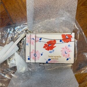 Kate Spade Morgan Dotty Floral Card Holder
